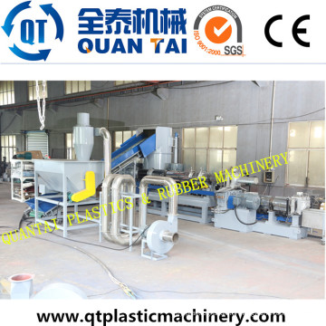 PE PP Film and Flakes Pelletizing Machine in One Line